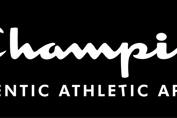 潮牌CHAMPION字母印花矢量图服装裁片T恤烫图印花花型素材