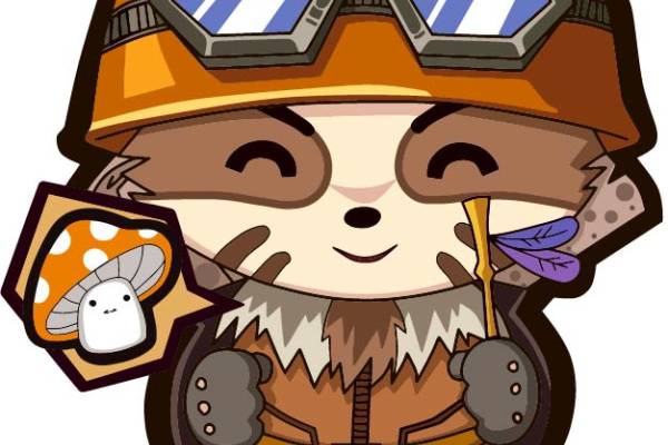 英雄联盟提莫印花矢量图服装裁片T恤烫图印花花型素材