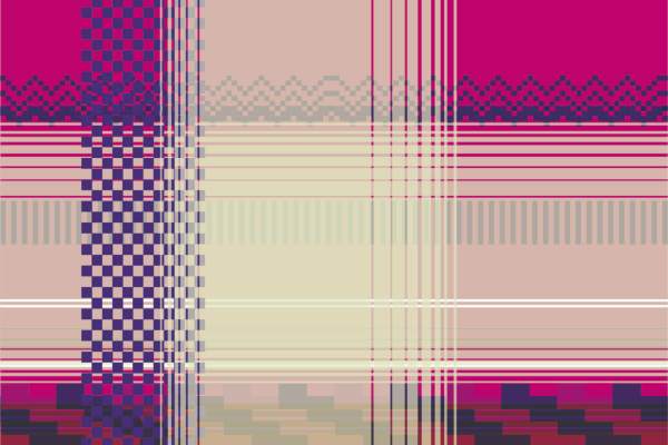 几何线条格子马赛克印花矢量图服装纺织面料数码印花花型素材