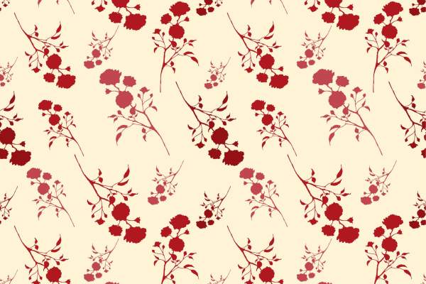 几何植物线条拼接印花矢量图服装纺织面料数码印花花型素材