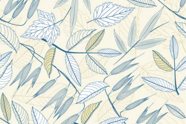 植物叶子拼接印花矢量图服装纺织面料数码印花花型素材