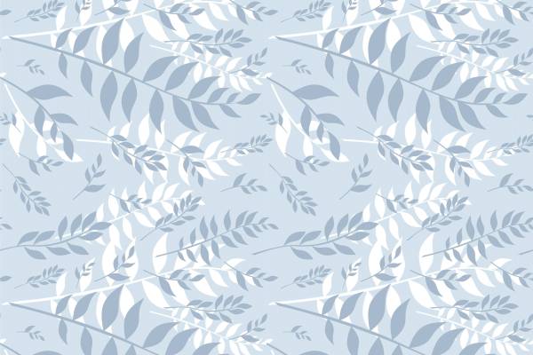 植物叶子拼接印花矢量图服装纺织面料数码印花花型素材