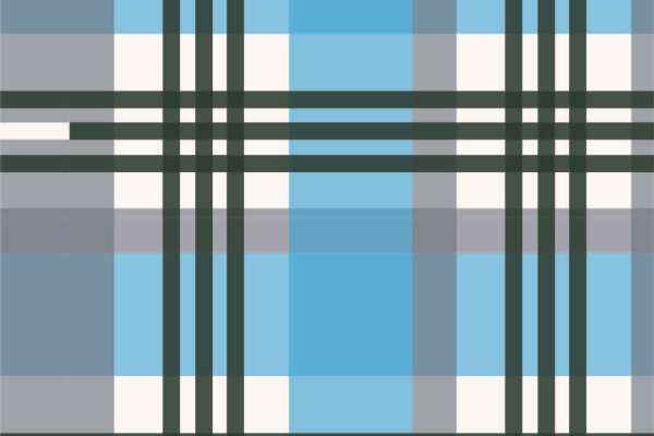 几何黑色线条蓝色格子印花矢量图服装纺织面料数码印花花型素材