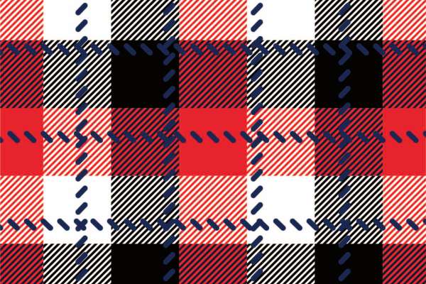 几何线条格子印花矢量图服装纺织面料数码印花花型素材