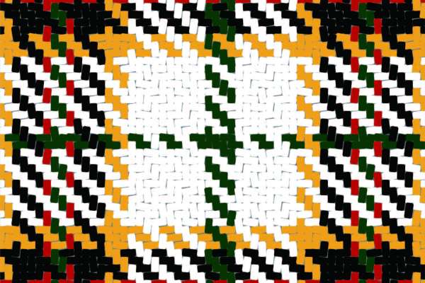 几何线条格子印花矢量图服装纺织面料数码印花花型素材