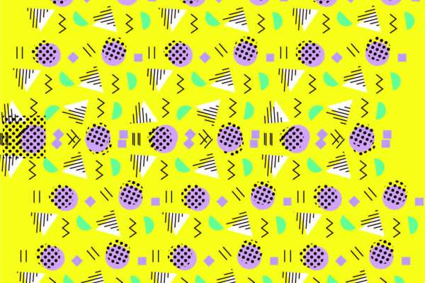 几何图案拼接印花矢量图服装纺织面料数码印花花型素材