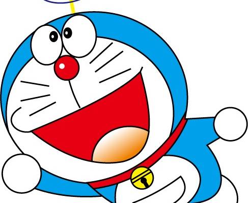 卡通动漫哆啦A梦印花矢量图服装裁片T恤烫图印花花型素材