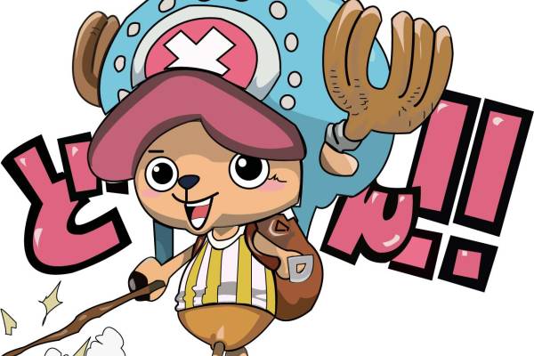 卡通动漫海贼王乔巴印花矢量图服装裁片T恤烫图印花花型素材