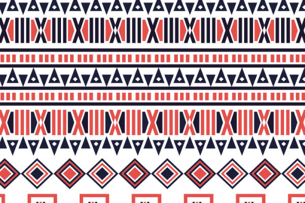 几何图案拼接印花矢量图服装纺织面料数码印花花型素材