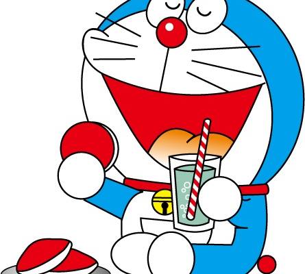 卡通动漫哆啦A梦铜锣烧印花矢量图服装裁片T恤烫图印花花型素材