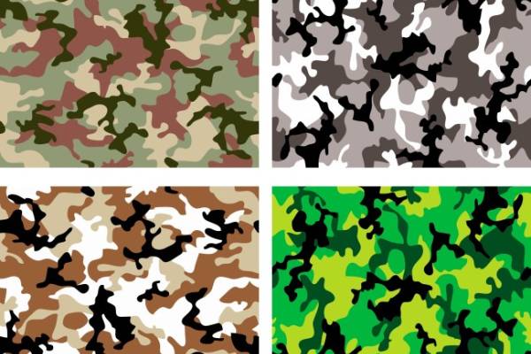 几何迷彩印花矢量图服装纺织面料数码印花花型素材