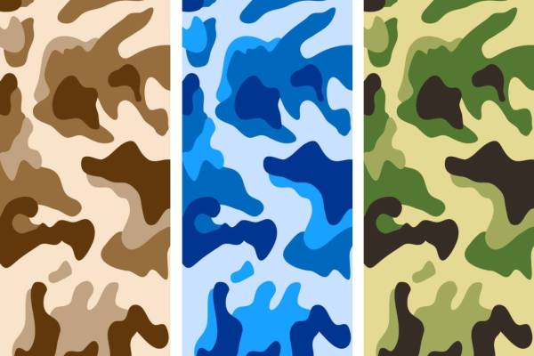 几何迷彩印花矢量图服装纺织面料数码印花花型素材