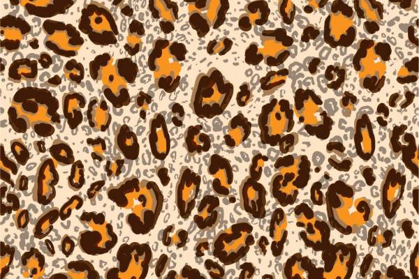 几何条纹拼接豹纹印花矢量图服装纺织面料数码印花花型素材