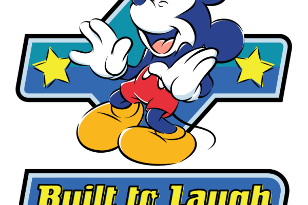 卡通动漫米老鼠字母拼接印花矢量图服装裁片T恤烫图印花花型素材