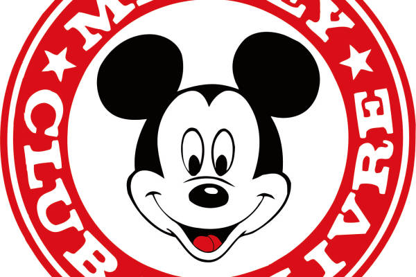 卡通动漫几何圆形字母米老鼠印花矢量图服装裁片T恤烫图印花花型素材