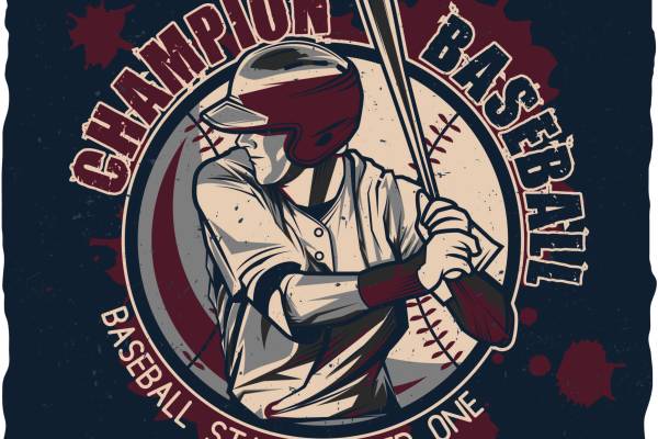 几何字母涂鸦棒球手拼接印花矢量图服装裁片T恤烫图印花花型素材