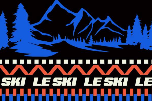 几何线条图案字母拼接印花矢量图服装纺织面料数码印花花型素材