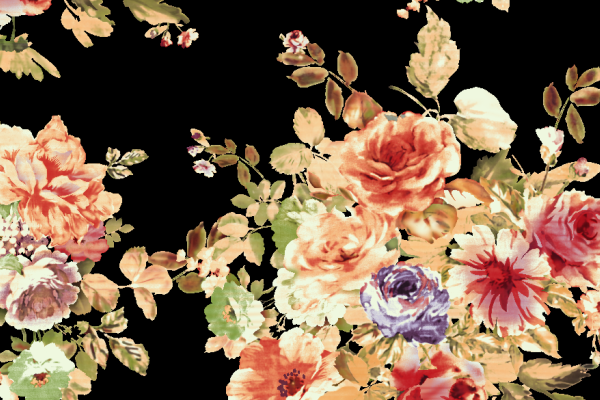 植物牡丹花印花矢量图服装纺织面料水印数码印花金昌花型素材