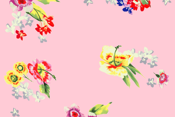 几何色彩涂鸦植物花朵拼接印花矢量图服装纺织面料水印数码印花金昌花型素材