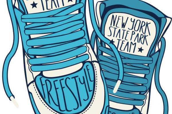 鞋子字母图案印花矢量图服装裁片T恤烫图印花花型素材