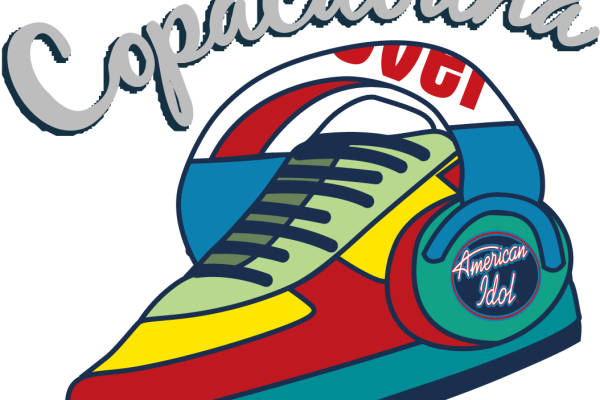 鞋子字母耳机印花矢量图服装裁片T恤烫图印花花型素材