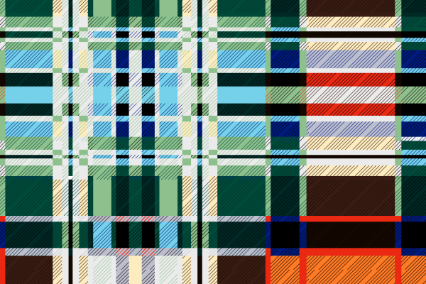 几何线条拼接格子印花矢量图服装纺织面料水印数码印花金昌花型素材