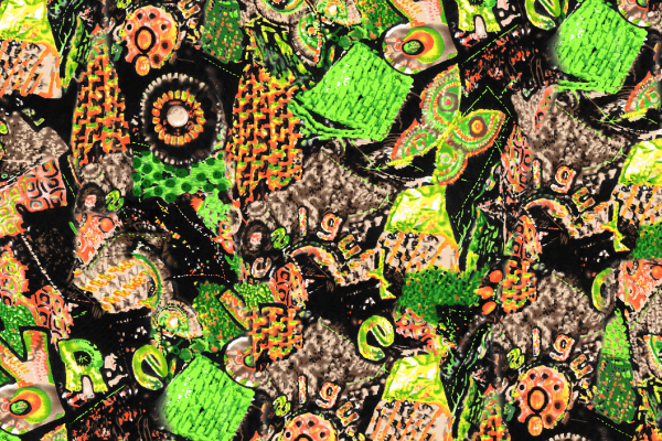 几何图案字母拼接印花矢量图服装纺织面料水印数码印花金昌花型素材