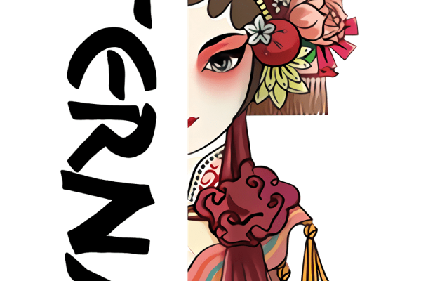 京剧脸谱印花免扣图服装裁片T恤烫图印花花型素材