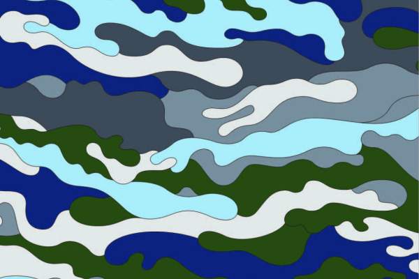 几何涂鸦迷彩印花拼接印花矢量图服装纺织面料数码印花花型素材