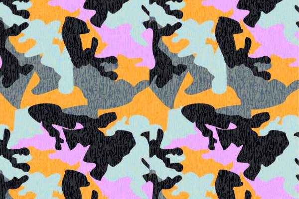 几何涂鸦迷彩印花拼接印花矢量图服装纺织面料数码印花花型素材