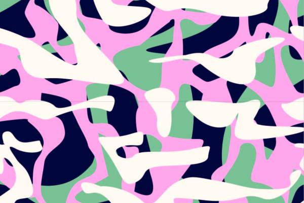 几何涂鸦迷彩印花拼接印花矢量图服装纺织面料数码印花花型素材