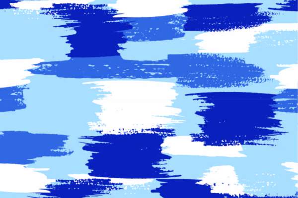 几何涂鸦蓝色迷彩印花拼接印花矢量图服装纺织面料数码印花花型素材