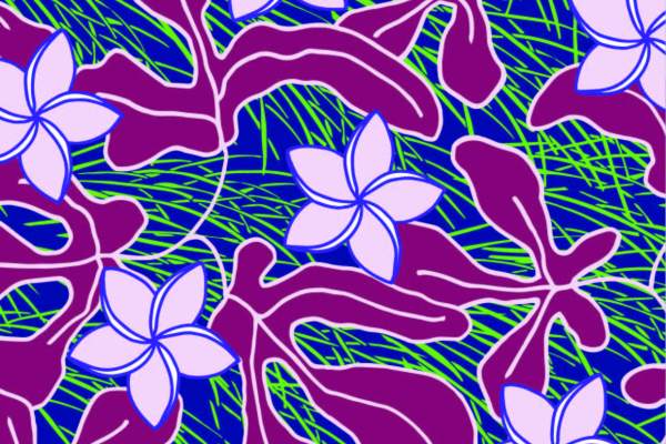 几何植物花纹印花矢量图服装纺织面料数码印花花型素材