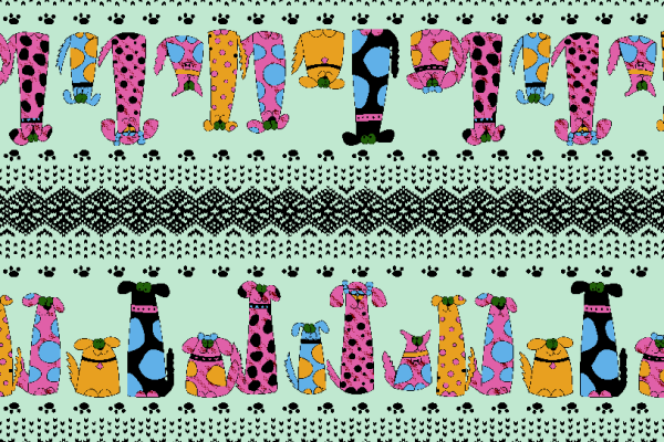 几何花纹卡通动漫人物印花矢量图服装纺织面料水印数码印花金昌花型素材