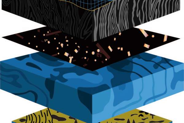 几何线条图案印花矢量图服装裁片T恤烫图印花花型素材