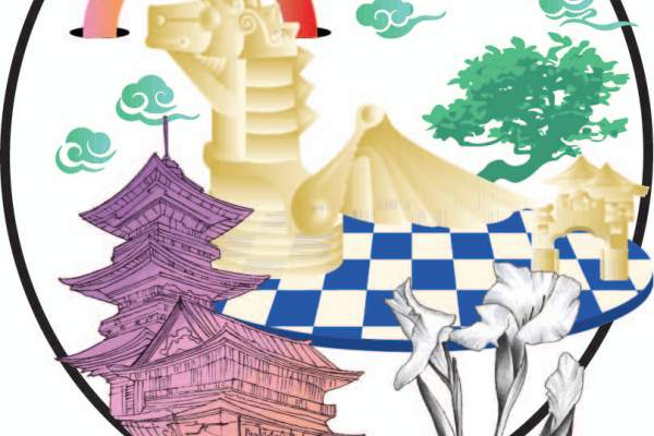 几何花朵建筑印花矢量图服装裁片T恤烫图印花花型素材