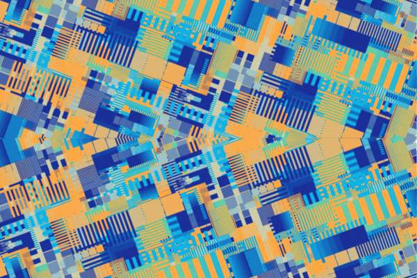 几何图案拼接印花矢量图服装纺织面料数码印花花型素材