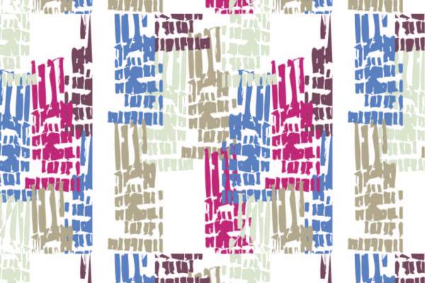 几何涂鸦印花矢量图服装纺织面料数码印花花型素材