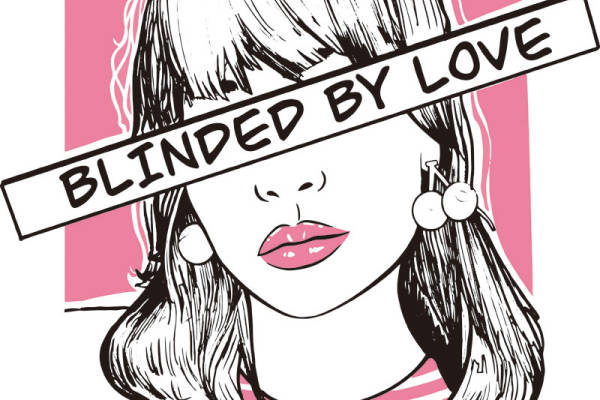 潮女图案字母印花矢量图服装裁片T恤烫图印花花型素材