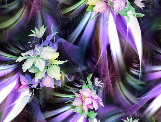 植物花卉印花图案服装纺织面料数码印花图案素材