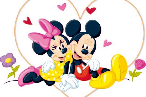 卡通动漫米奇米妮潮牌字母印花矢量图服装裁片T恤烫图印花花型素材