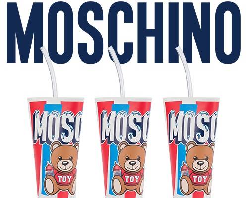 字母MOSCHINO饮料瓶潮牌印花矢量图服装裁片T恤烫图印花花型素材