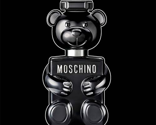 卡通潮牌MOSCHINO熊印花矢量图服装裁片T恤烫图印花花型素材