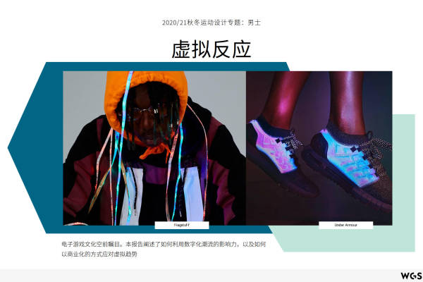 2020-21年秋冬男装运动设计专题：虚拟反应