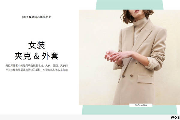 2021年春夏女装核心单品更新：夹克&外套