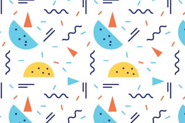 几何图案印花矢量图服装纺织面料数码印花花型素材