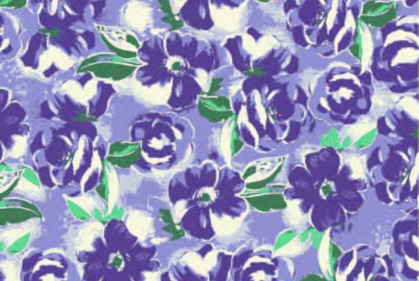 植物花纹印花矢量图服装纺织面料数码印花花型素材