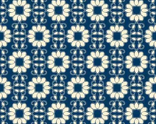 复古几何花纹拼接印花矢量图服装纺织数码印花素材