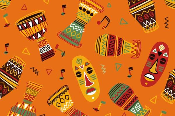 几何民族风印花矢量图服装纺织数码印花素材