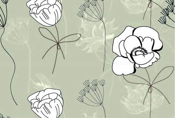 几何花纹植物花卉印花矢量图服装纺织面料数码印花素材